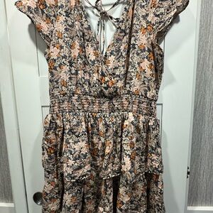 American Eagle NWOT Floral Boho Mini Dress